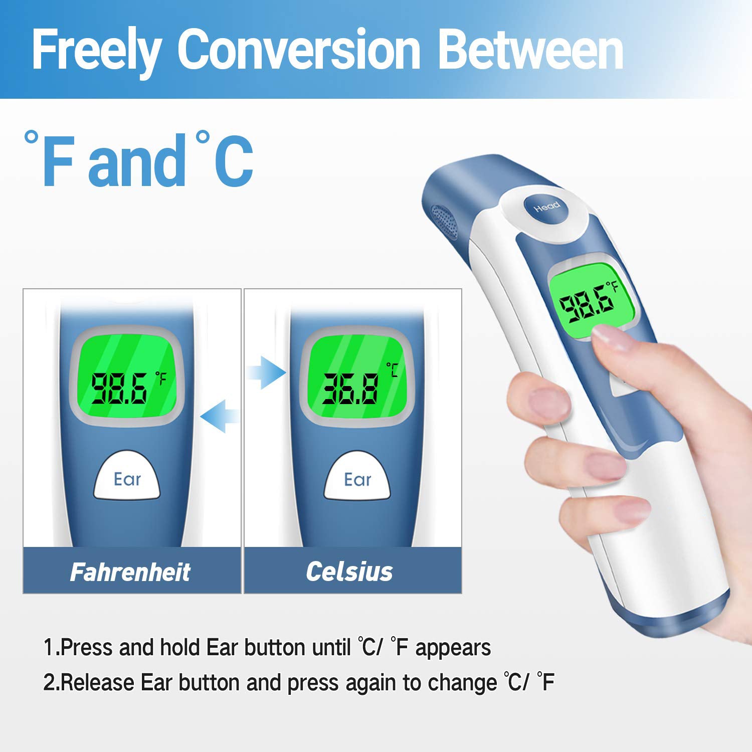 Forehead & Ear Thermometer